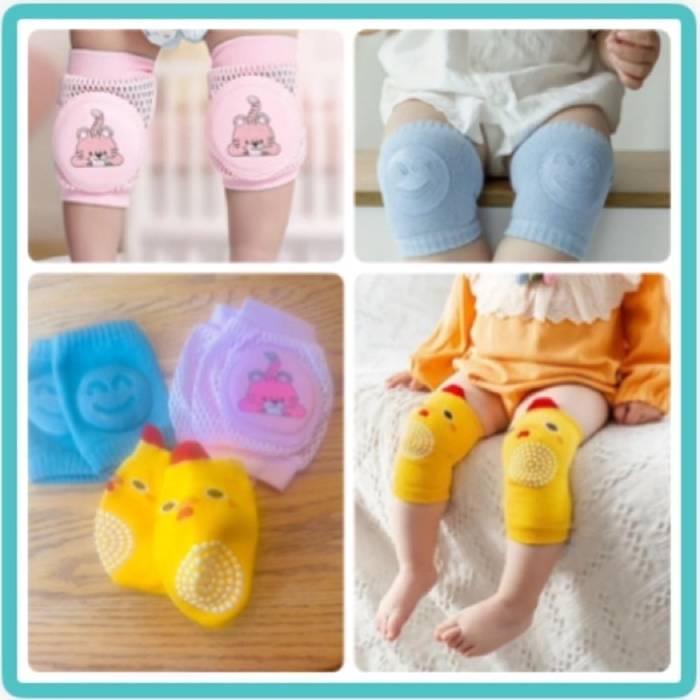 💜3/$30 Three Pairs of Cute Baby Knee Pads for Crawling 🆕